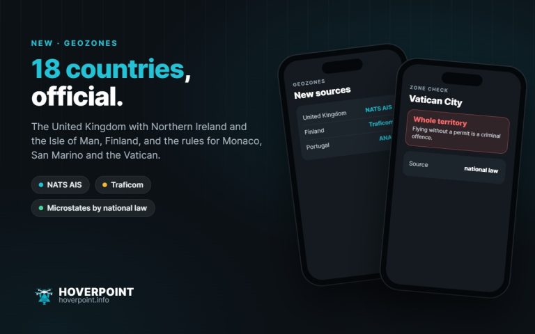 18 countries, official. – The United Kingdom with Northern Ireland and the Isle of Man, Finland, and the rules for Monaco, San Marino and the Vatican.